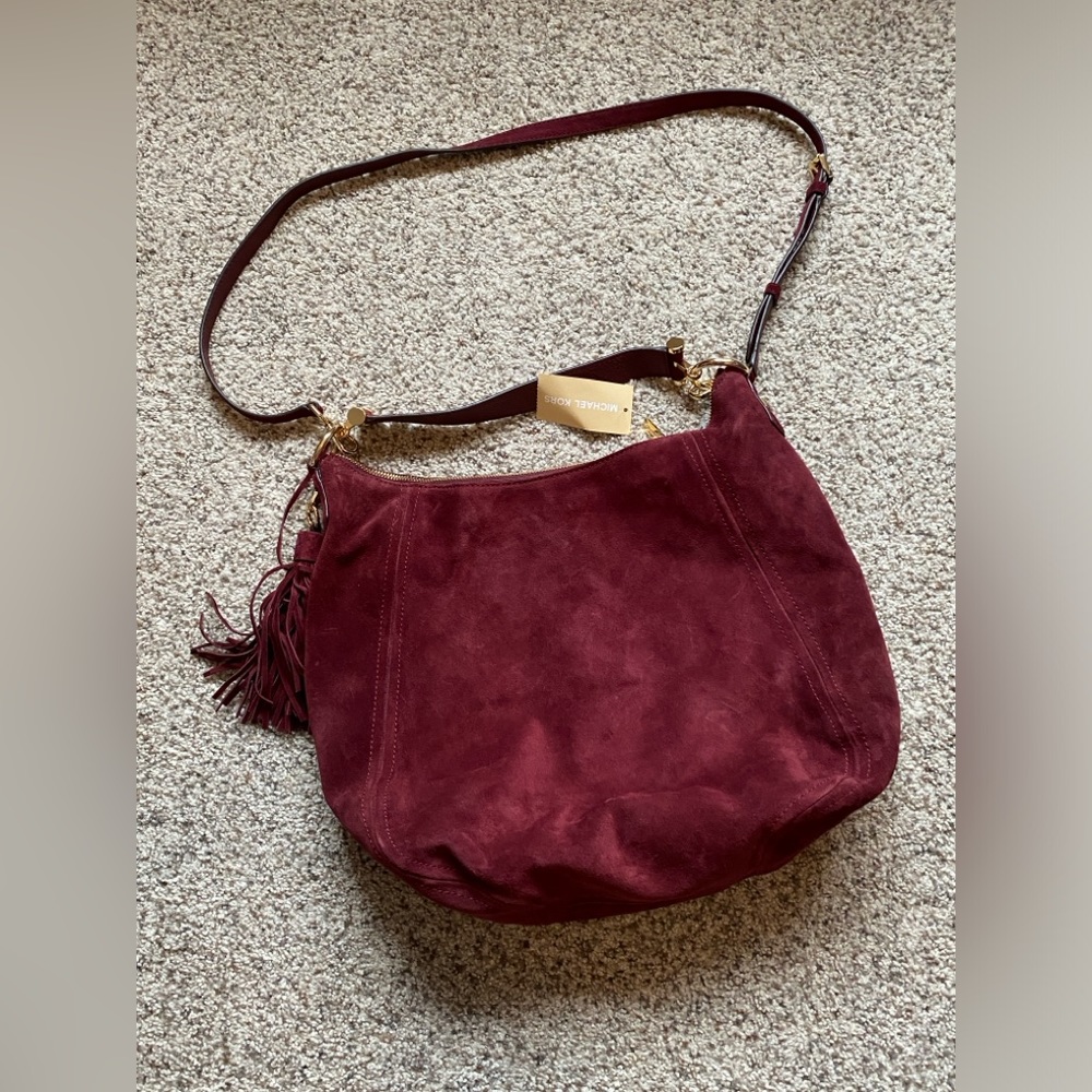 BNWT Michael Kors Suede Purse